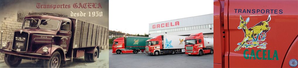 Transportes Gacela Burgos camiones de la empresa